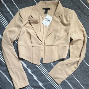 Cropped Corset Blazer